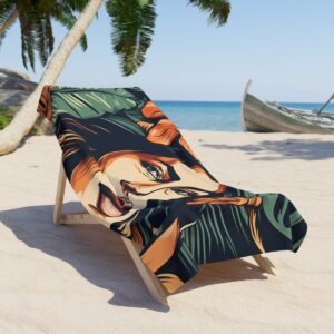 Aloha Girl Beach Towel