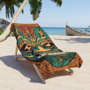 Big Tiki Beach Towel