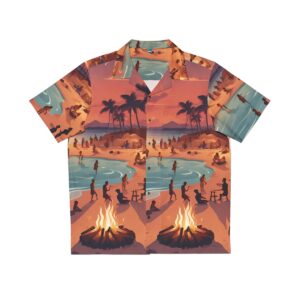 Sunset Vibes Men's Hawaiian Shirt (AOP)