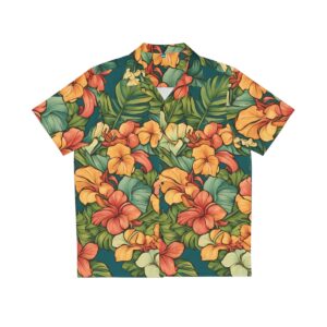 Flower garden Men's Hawaiian Shirt (AOP)