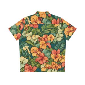 Flower garden Men's Hawaiian Shirt (AOP)