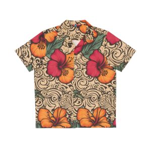 Flower pattern Men's Hawaiian Shirt (AOP)