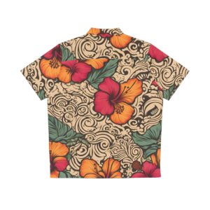 Flower pattern Men's Hawaiian Shirt (AOP)