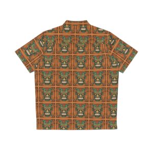 Green Tiki Men's Hawaiian Shirt (AOP)