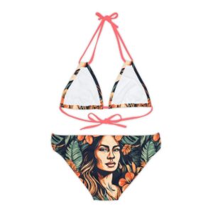 Aloha Girl Strappy Bikini Set (AOP)